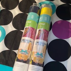 Cricut vinyl 2 rolls new with tags 12x48 each